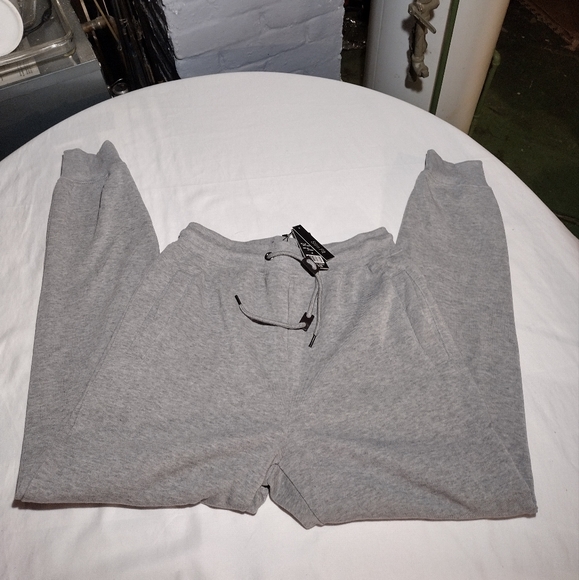 Galaxy by Harvic Heather Gray Slim Fit Joggers With Pockets - Picture 3 of 12